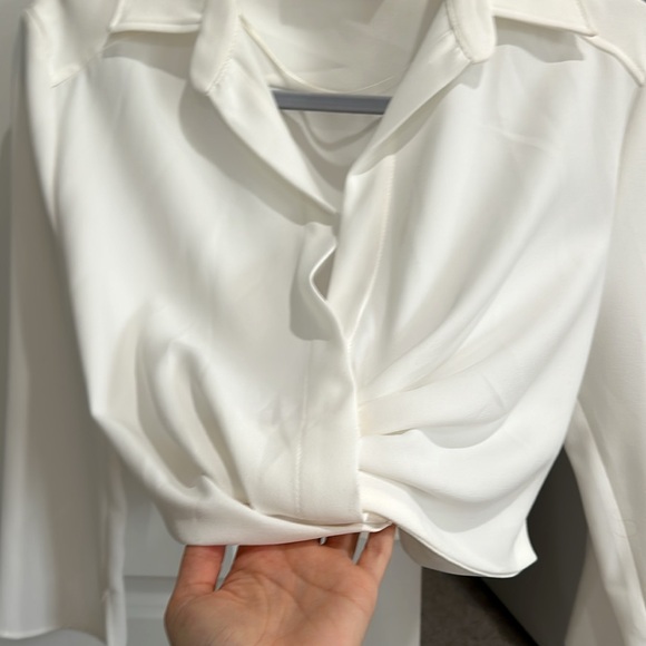 Zara cropped blouse, XS - Picture 2 of 4